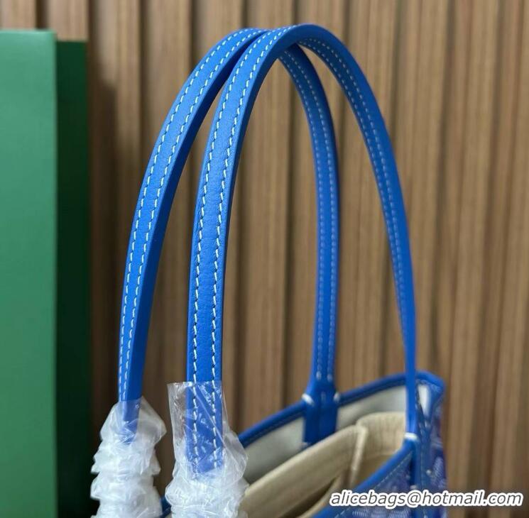 Hot Sell Goyard Original Saint Louis Tote MINI 18212 Light Blue
