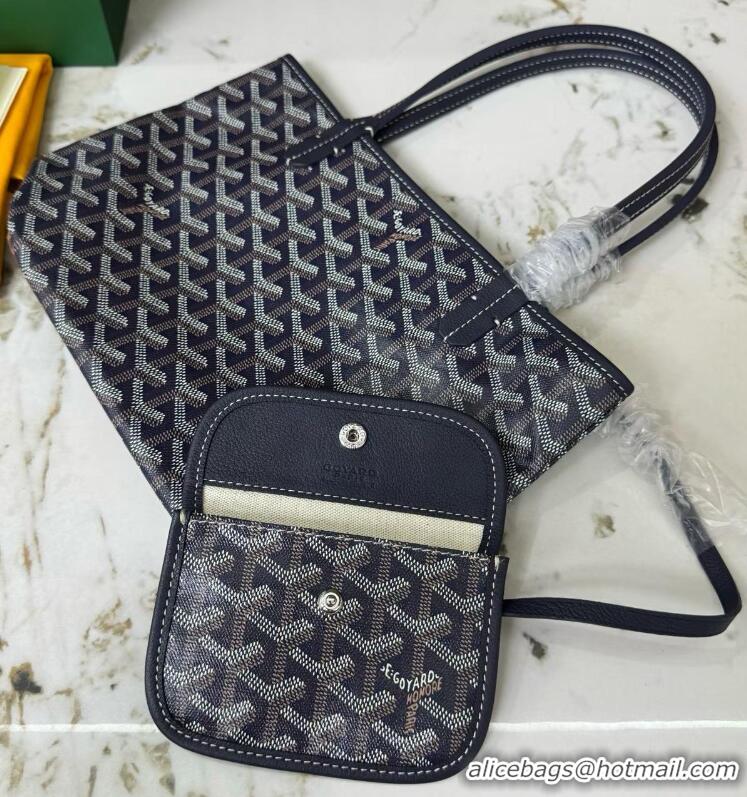 Buy Goyard Original Saint Louis Tote MINI 18212 Navy Blue