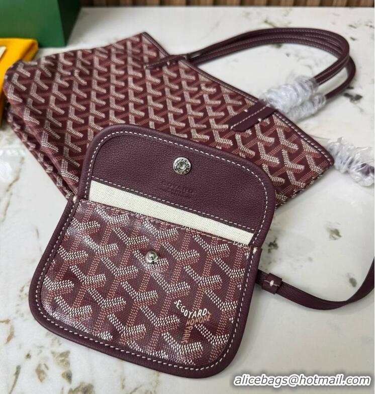 Low Price Goyard Original Saint Louis Tote MINI 18212 Bungundy