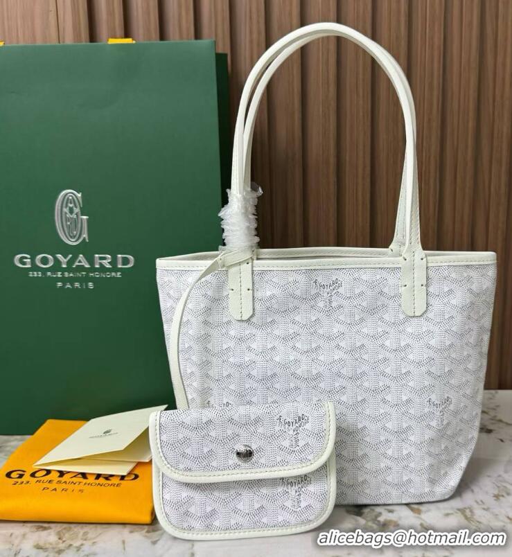 Classic Goyard Original Saint Louis Tote MINI 18212 White