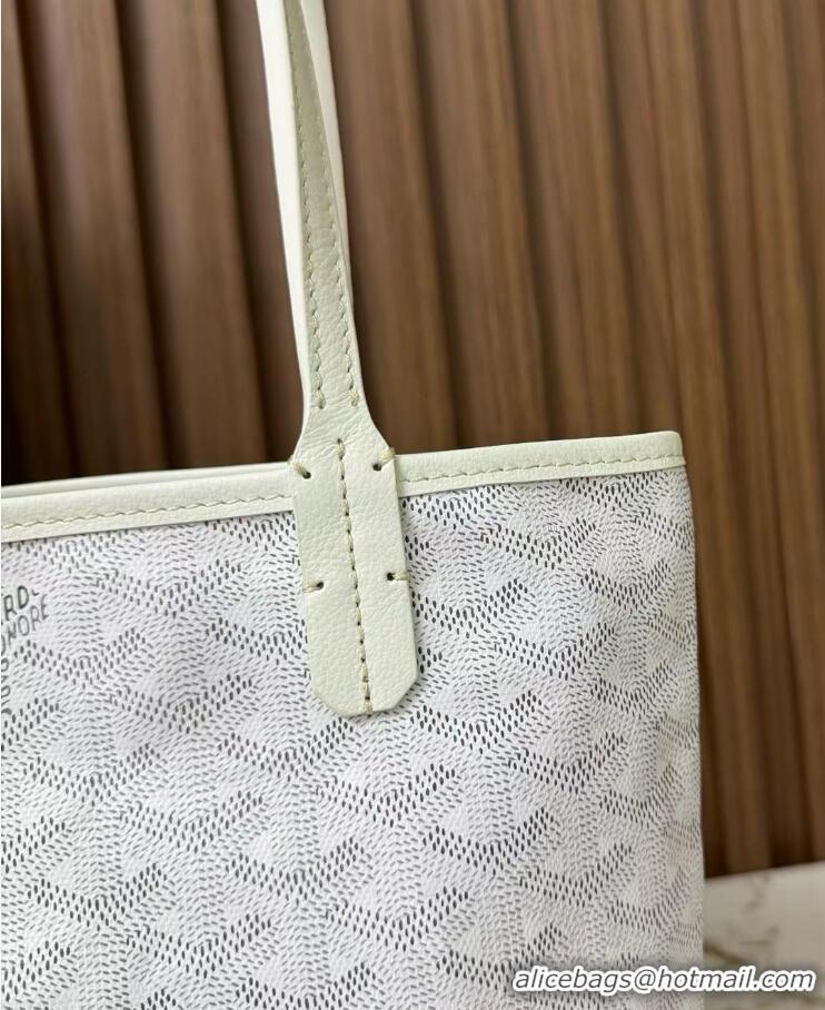 Classic Goyard Original Saint Louis Tote MINI 18212 White
