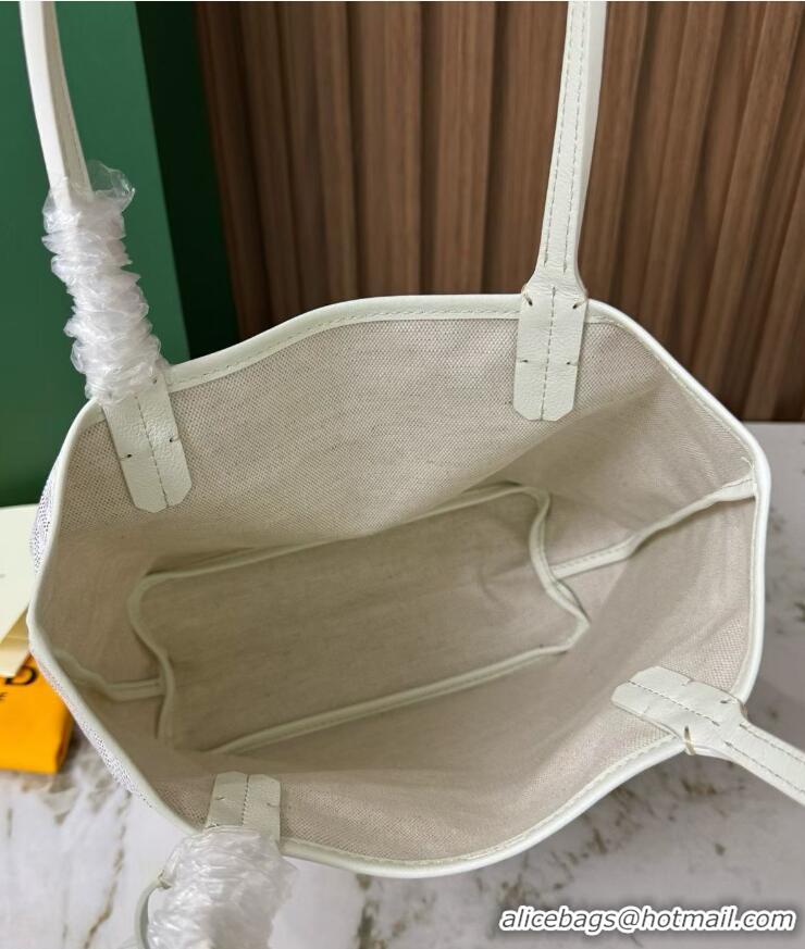 Classic Goyard Original Saint Louis Tote MINI 18212 White