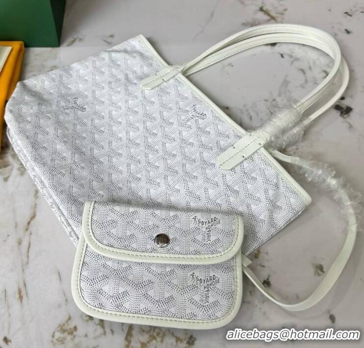 Classic Goyard Original Saint Louis Tote MINI 18212 White