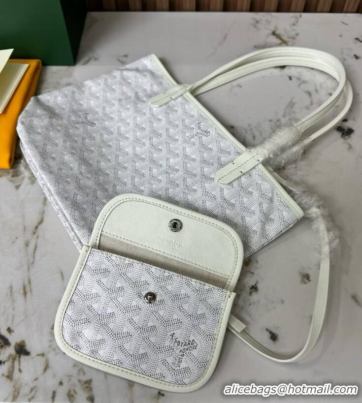 Classic Goyard Original Saint Louis Tote MINI 18212 White