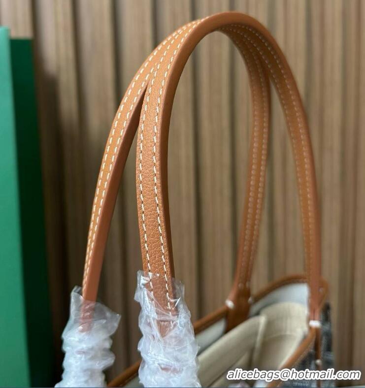 Top Design Goyard Original Saint Louis Tote MINI 18212 Black And Tan