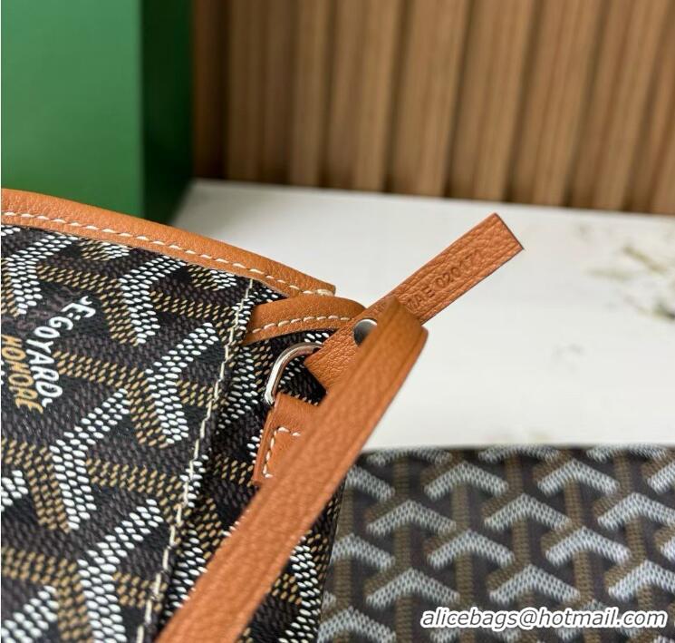 Top Design Goyard Original Saint Louis Tote MINI 18212 Black And Tan