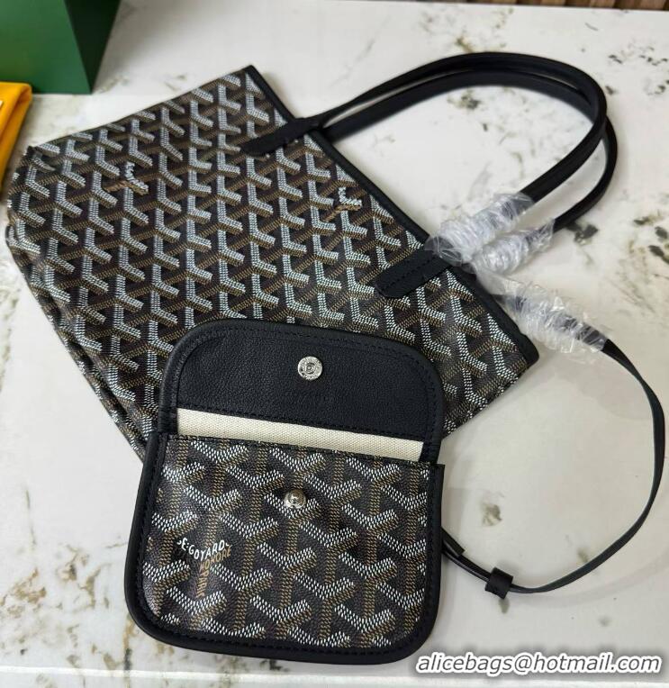 Famous Brand Goyard Original Saint Louis Tote MINI 18212 Black