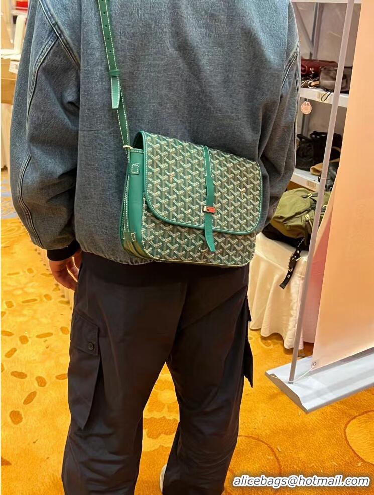 Durable Faux Goyard New Design Original Messenger Bag GM 8962 Green