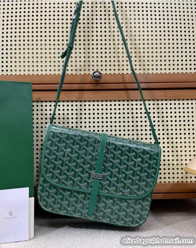 Durable Faux Goyard New Design Original Messenger Bag GM 8962 Green