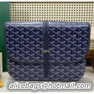 Buy Imitation Goyard New Design Original Messenger Bag GM 8962 Navy Blue
