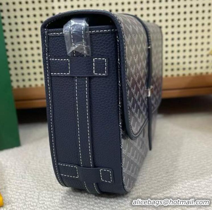 Buy Imitation Goyard New Design Original Messenger Bag GM 8962 Navy Blue