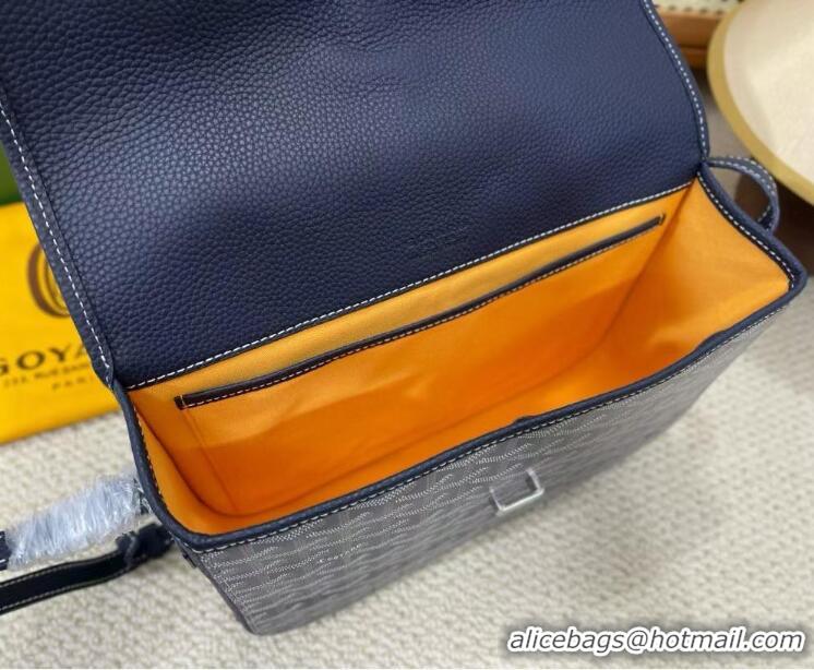 Buy Imitation Goyard New Design Original Messenger Bag GM 8962 Navy Blue