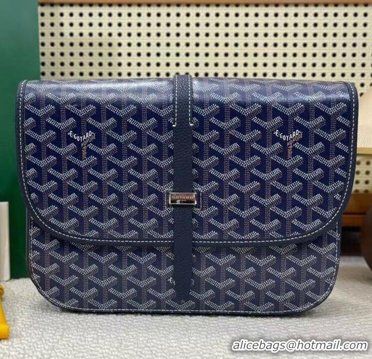 Buy Imitation Goyard New Design Original Messenger Bag GM 8962 Navy Blue