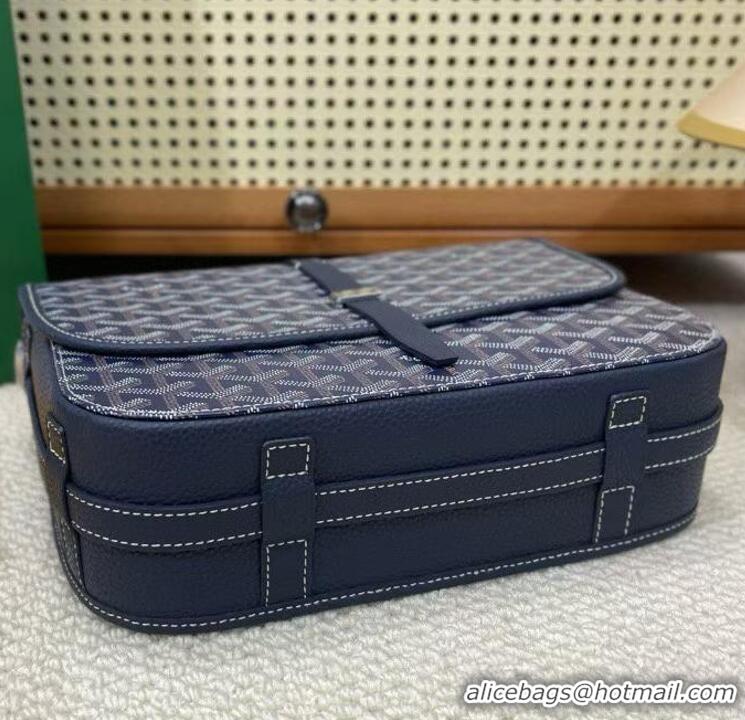 Buy Imitation Goyard New Design Original Messenger Bag GM 8962 Navy Blue