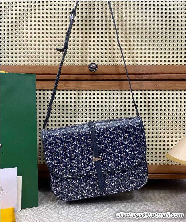 Buy Imitation Goyard New Design Original Messenger Bag GM 8962 Navy Blue