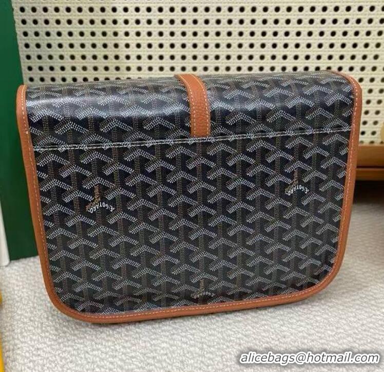 Discount Goyard New Design Original Messenger Bag GM 8962 Black And Tan