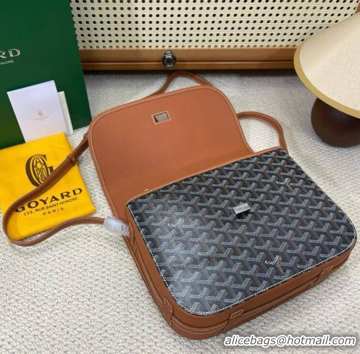 Discount Goyard New Design Original Messenger Bag GM 8962 Black And Tan