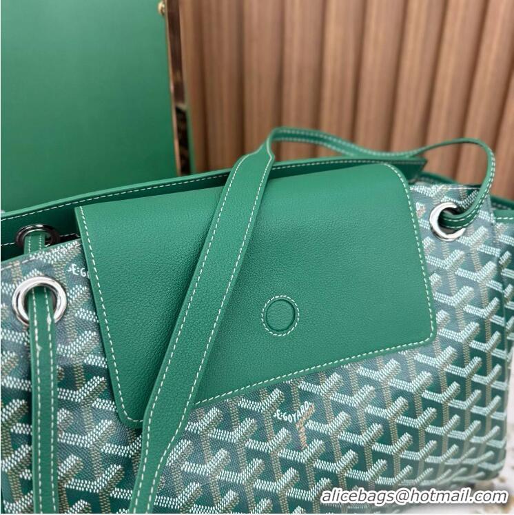 Classic Hot Goyard Original Rouette Shoulder Tote Bag 00315 Green