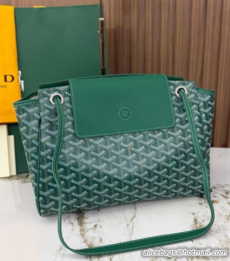 Classic Hot Goyard Original Rouette Shoulder Tote Bag 00315 Green