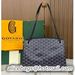Discount Goyard Original Rouette Shoulder Tote Bag 00315 Navy Blue