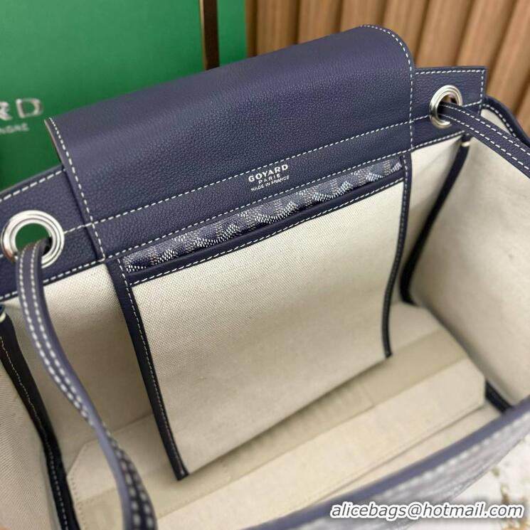 Discount Goyard Original Rouette Shoulder Tote Bag 00315 Navy Blue