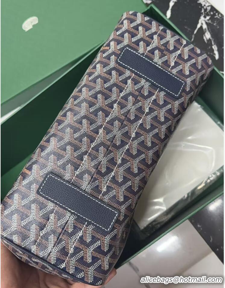 Discount Goyard Original Rouette Shoulder Tote Bag 00315 Navy Blue