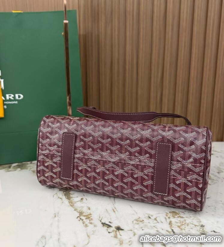 Best Price Goyard Original Rouette Shoulder Tote Bag 00315 Burgundy