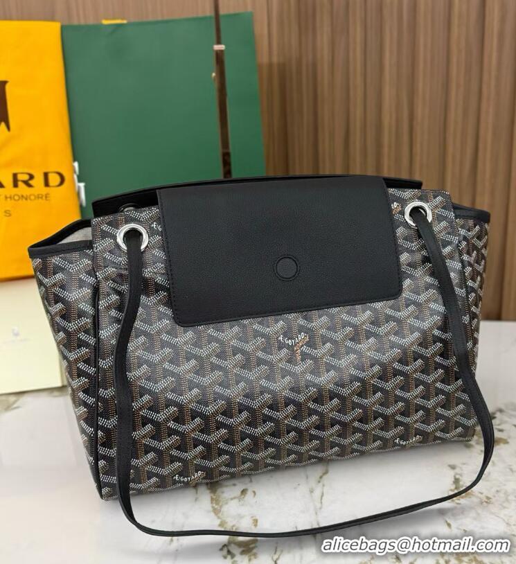 Chic Goyard Original Rouette Shoulder Tote Bag 00315 Black