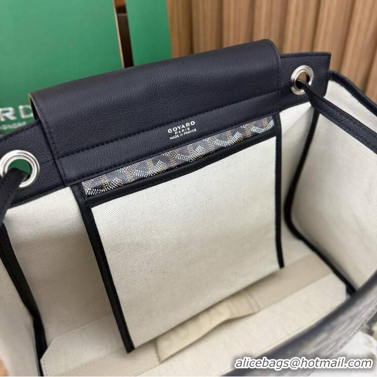 Chic Goyard Original Rouette Shoulder Tote Bag 00315 Black