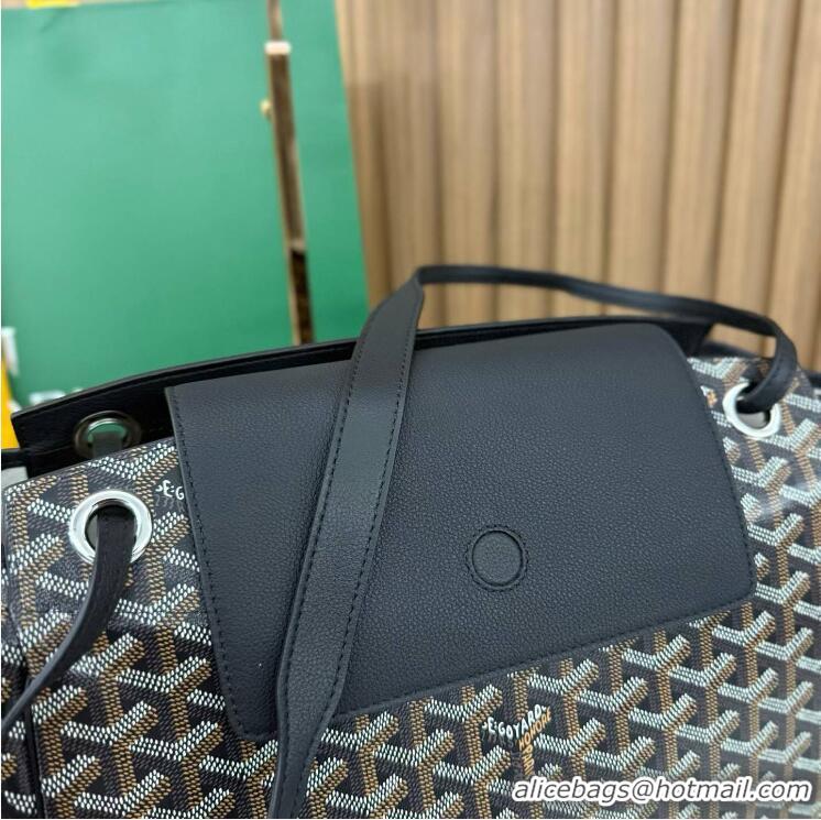 Chic Goyard Original Rouette Shoulder Tote Bag 00315 Black