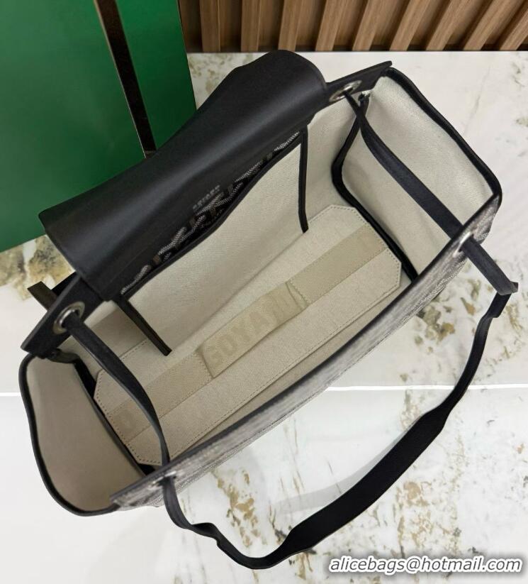 Chic Goyard Original Rouette Shoulder Tote Bag 00315 Black