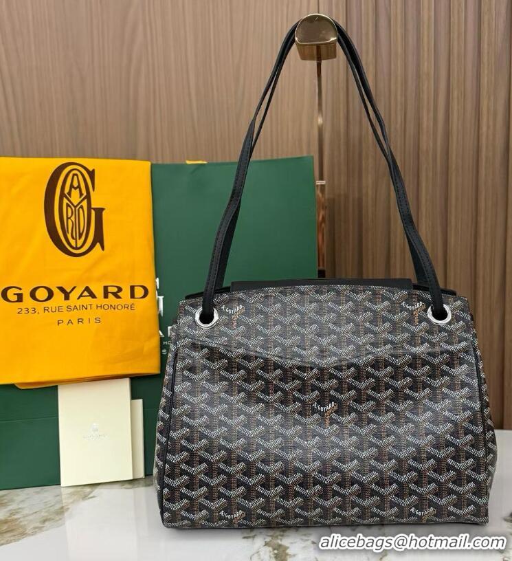 Chic Goyard Original Rouette Shoulder Tote Bag 00315 Black