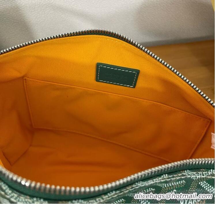 New Grade Goyard Boeing 25 Travel Toilet Bag G8741 Green