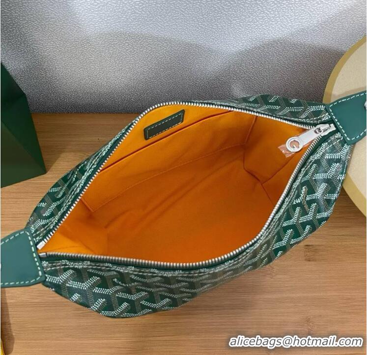 New Grade Goyard Boeing 25 Travel Toilet Bag G8741 Green
