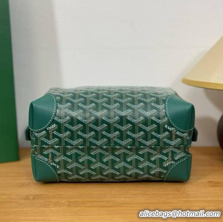New Grade Goyard Boeing 25 Travel Toilet Bag G8741 Green