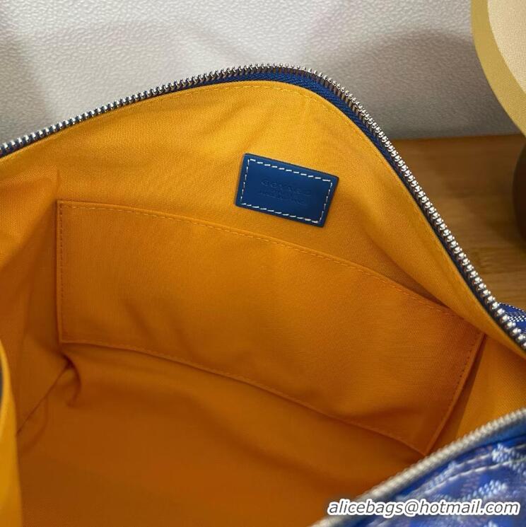 AAAAA Discount Goyard Boeing 25 Travel Toilet Bag G8741 Light Blue