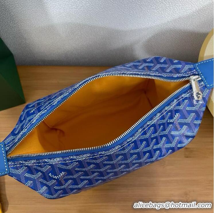 AAAAA Discount Goyard Boeing 25 Travel Toilet Bag G8741 Light Blue