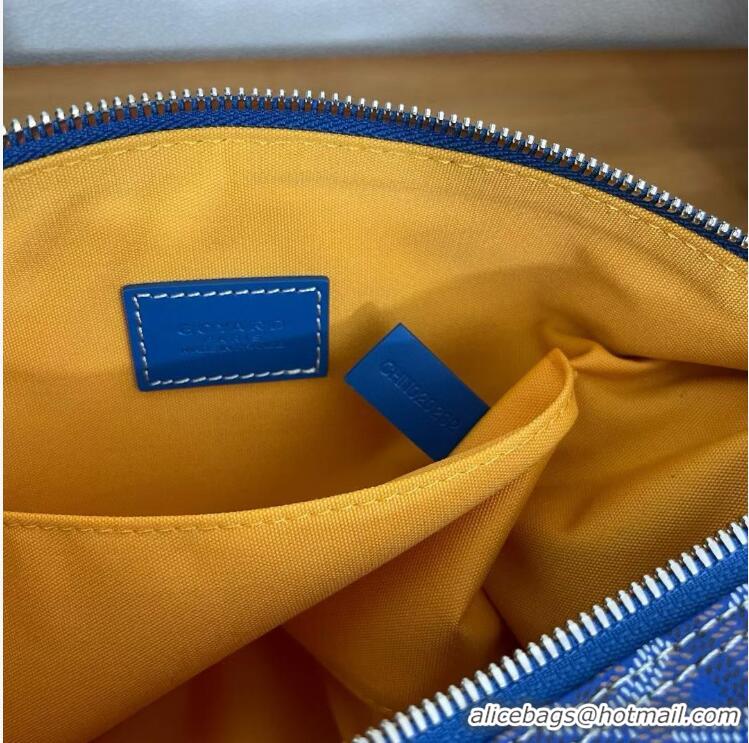 AAAAA Discount Goyard Boeing 25 Travel Toilet Bag G8741 Light Blue