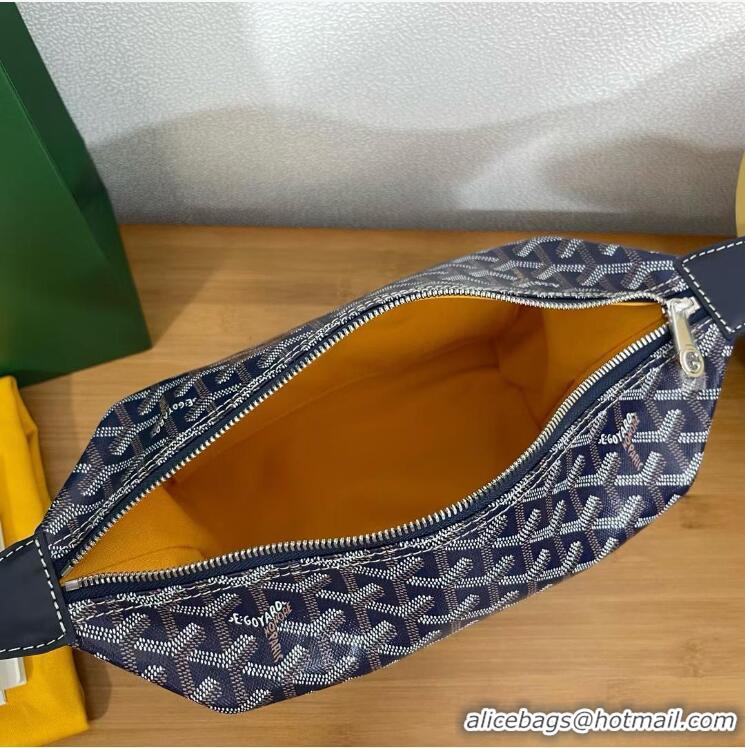 New Style Goyard Boeing 25 Travel Toilet Bag G8741 Navy Blue