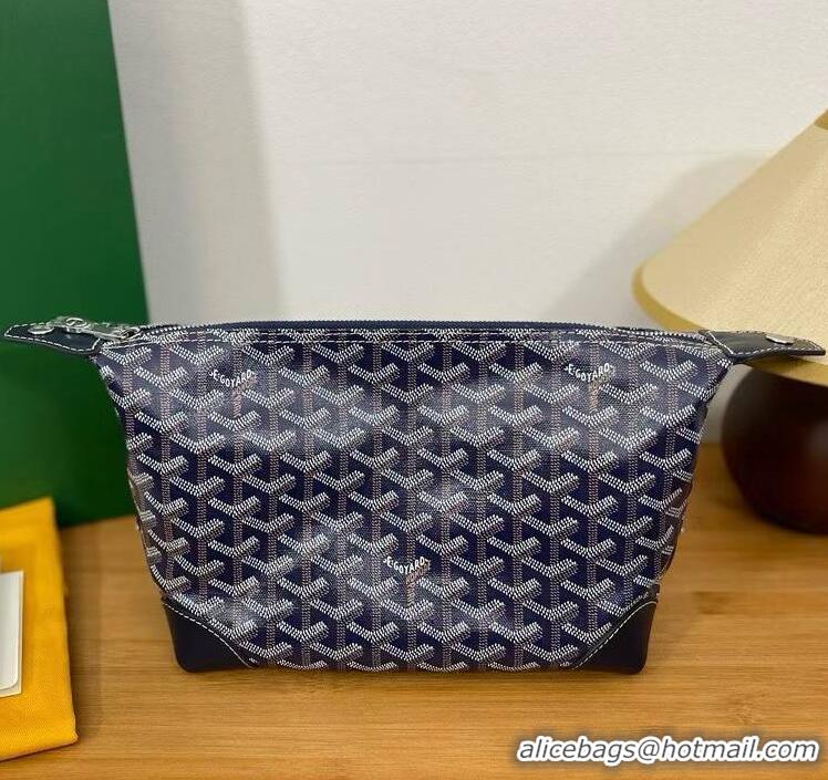 New Style Goyard Boeing 25 Travel Toilet Bag G8741 Navy Blue