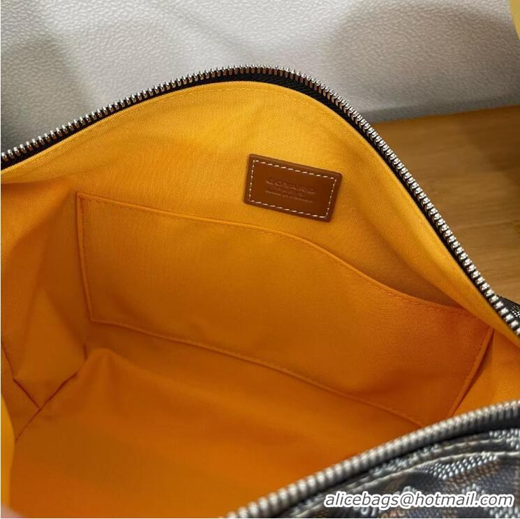 Most Popular Goyard Boeing 25 Travel Toilet Bag G8741 Black And Tan