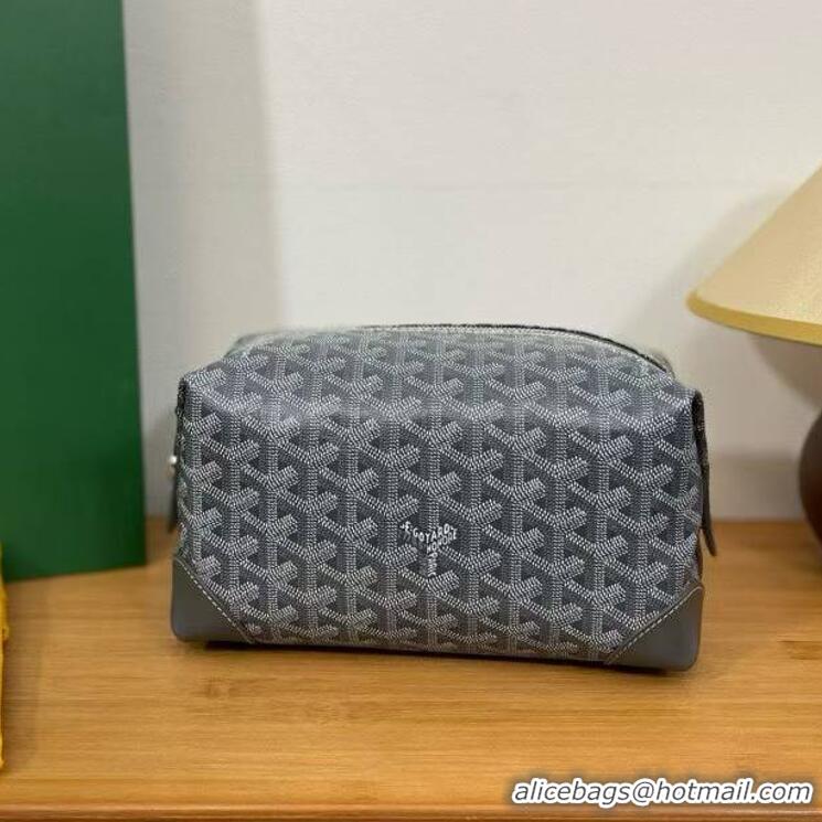 Spot Bulk Goyard Boeing 25 Travel Toilet Bag G8741 Dark Grey