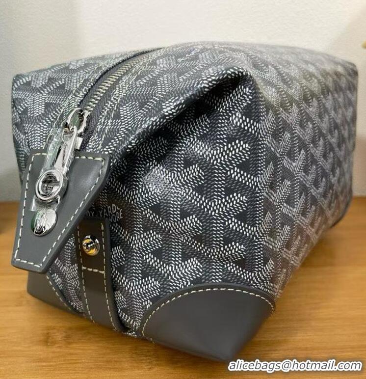 Spot Bulk Goyard Boeing 25 Travel Toilet Bag G8741 Dark Grey