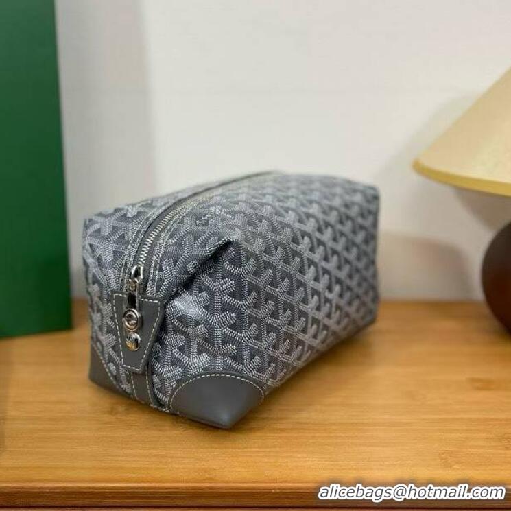 Spot Bulk Goyard Boeing 25 Travel Toilet Bag G8741 Dark Grey