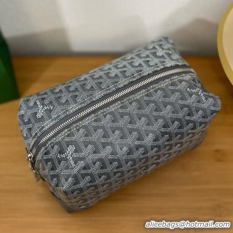 Spot Bulk Goyard Boeing 25 Travel Toilet Bag G8741 Dark Grey