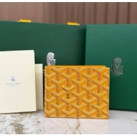 Discount Goyard 8 Card Slots Billfold Wallet 020085a Yellow