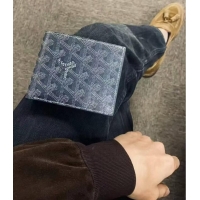 Low Cost Goyard 8 Card Slots Billfold Wallet 020085a Dark Grey