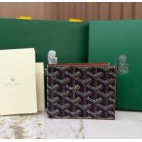 Sale Grade Goyard 8 Card Slots Billfold Wallet 020085a Black And Tan
