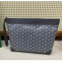 Reasonable Price Goyard Original Conti Clutch Bag 8811 Dark Grey