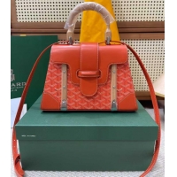 Low Cost Goyard Original Saigon Tote Bag With Strap PM 8942 Orange